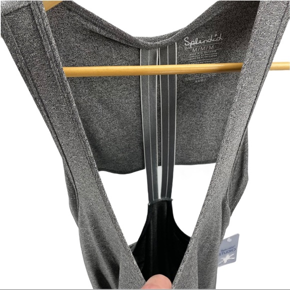 NWT Splendid Open Back Workout Active Tank Shirt - Picture 8 of 14